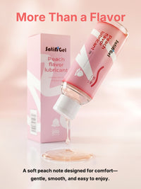 SatinGel Peach Flavored Water-Based Personal Lubricant