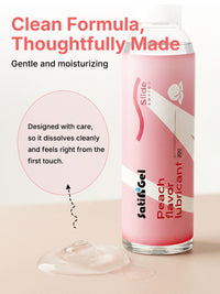 SatinGel Peach Flavored Water-Based Personal Lubricant