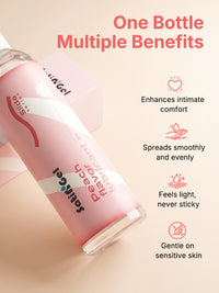 SatinGel Peach Flavored Water-Based Personal Lubricant