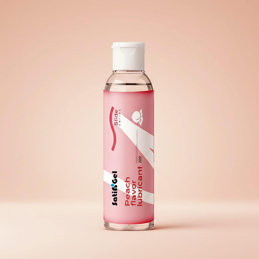 SatinGel Peach Flavored Water-Based Personal Lubricant