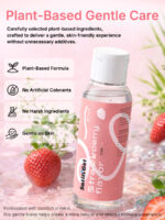 SatinGel Strawberry Flavored Water-Based Personal Lubricant - Image 4