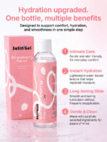 SatinGel Strawberry Flavored Water-Based Personal Lubricant - Image 6